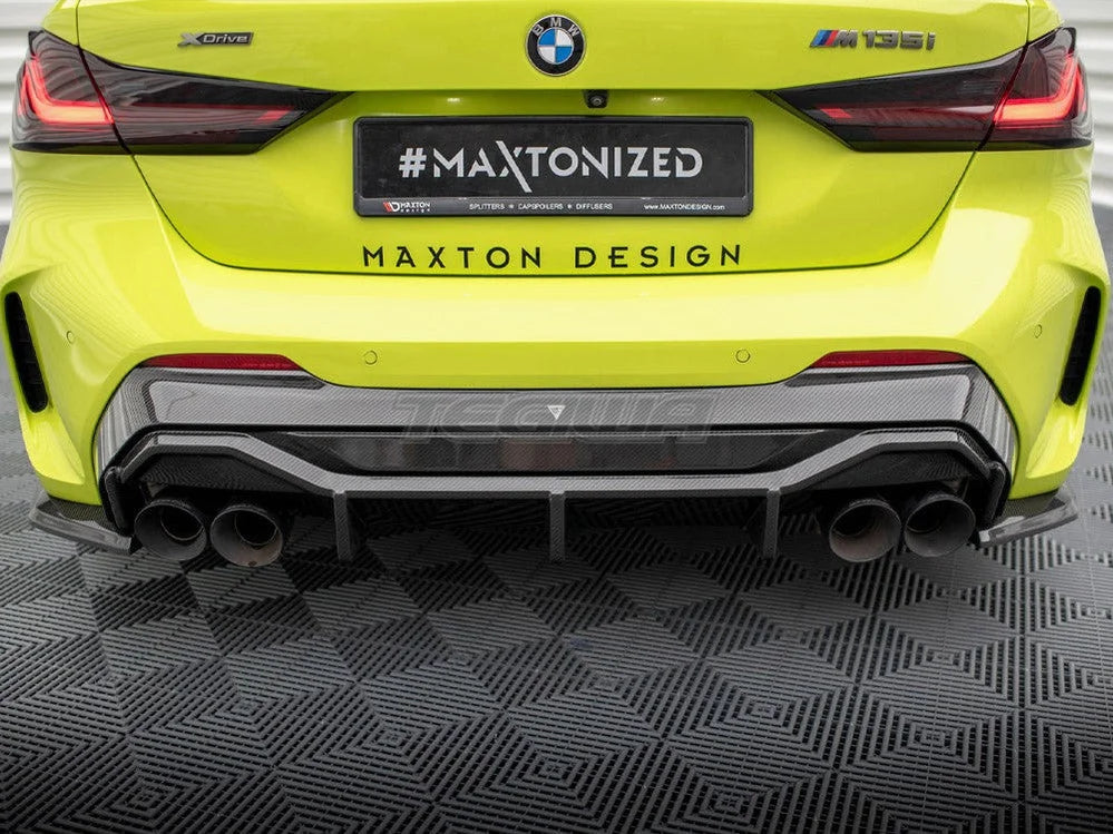 Maxton Design Carbon Fiber Rear Diffuser V.1 BMW 1-Series F40 M-Pack M135i