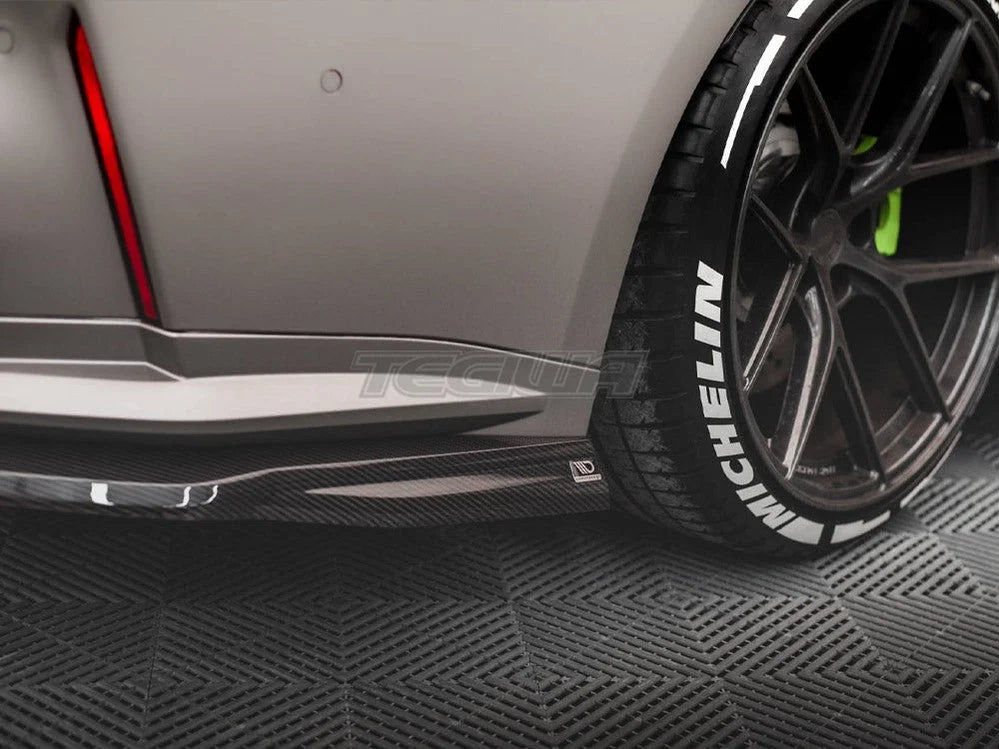 Maxton Design Carbon Fiber Rear Side Splitters BMW M4 G82
