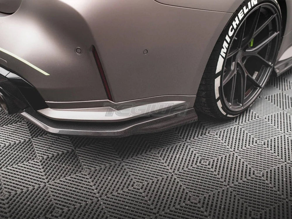 Maxton Design Carbon Fiber Rear Side Splitters BMW M4 G82