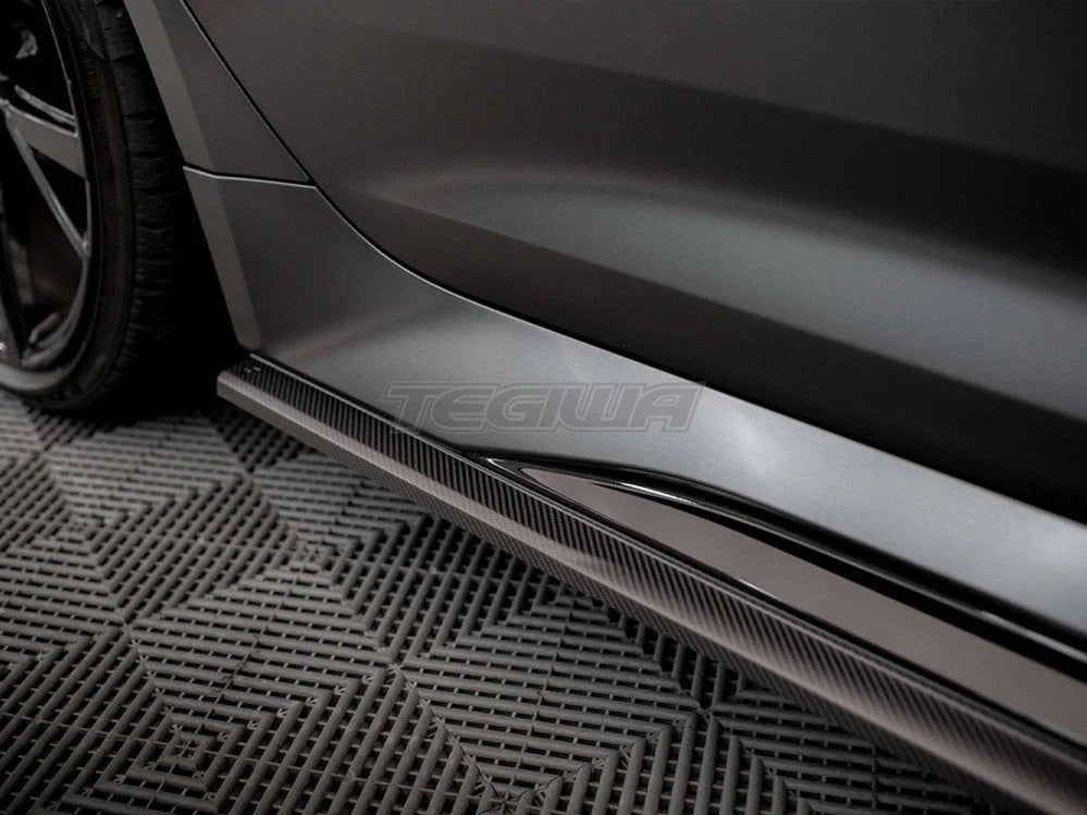 Maxton Design Carbon Fiber Side Skirts Audi RS6 C8 RS7 C8