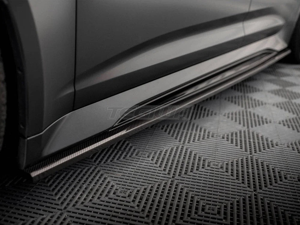 Maxton Design Carbon Fiber Side Skirts Audi RS6 C8 RS7 C8