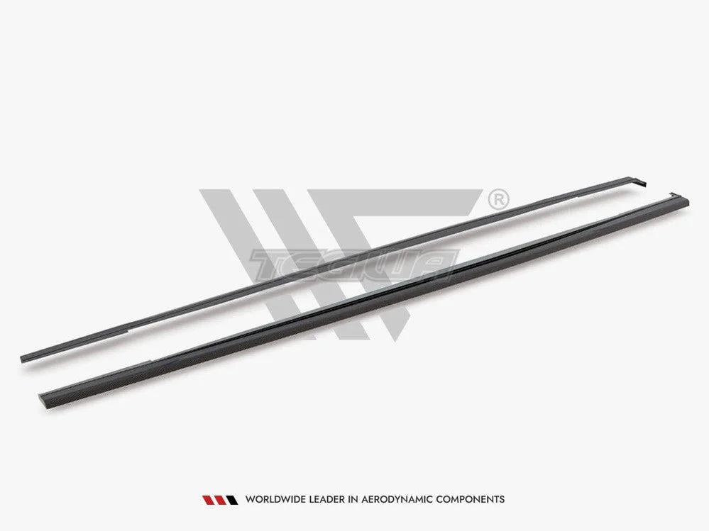Maxton Design Carbon Fiber Side Skirts Audi RS6 C8 RS7 C8