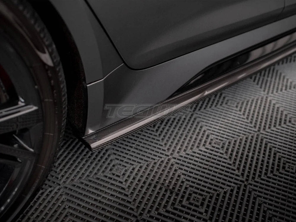 Maxton Design Carbon Fiber Side Skirts Audi RS6 C8 RS7 C8