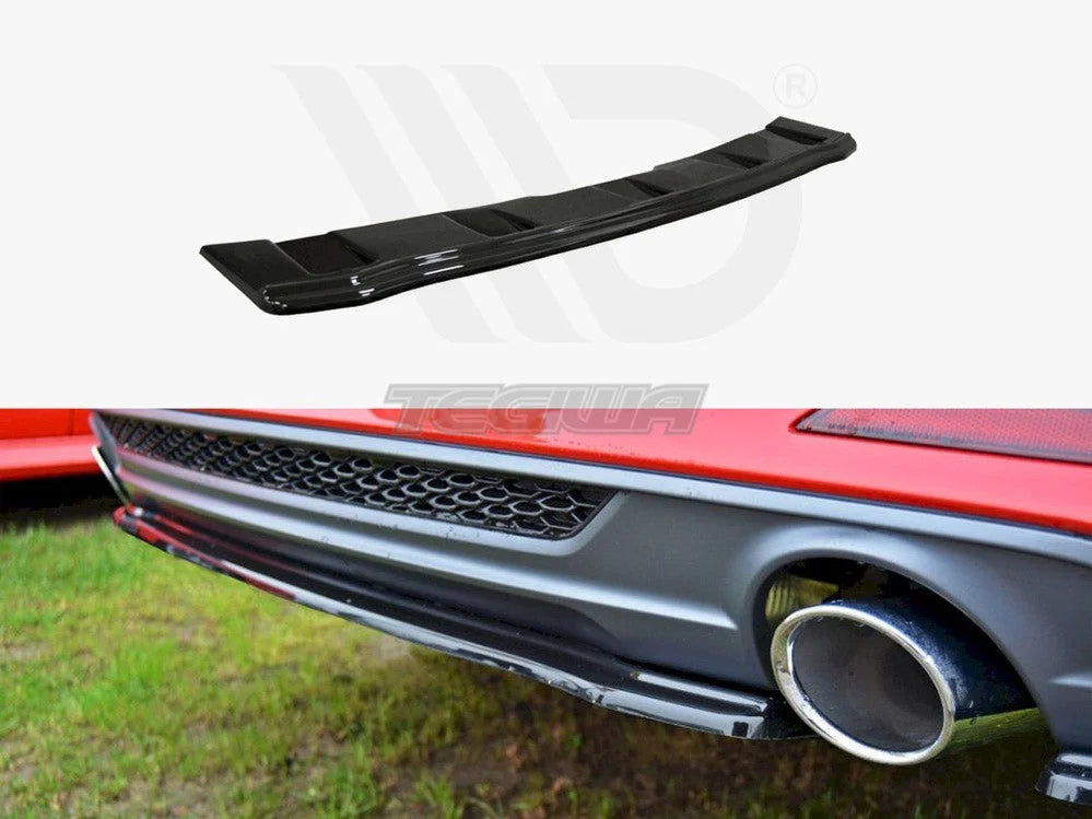Maxton Design Central Rear Splitter Audi A5 S-line F5 Coupe Sportback 2016-