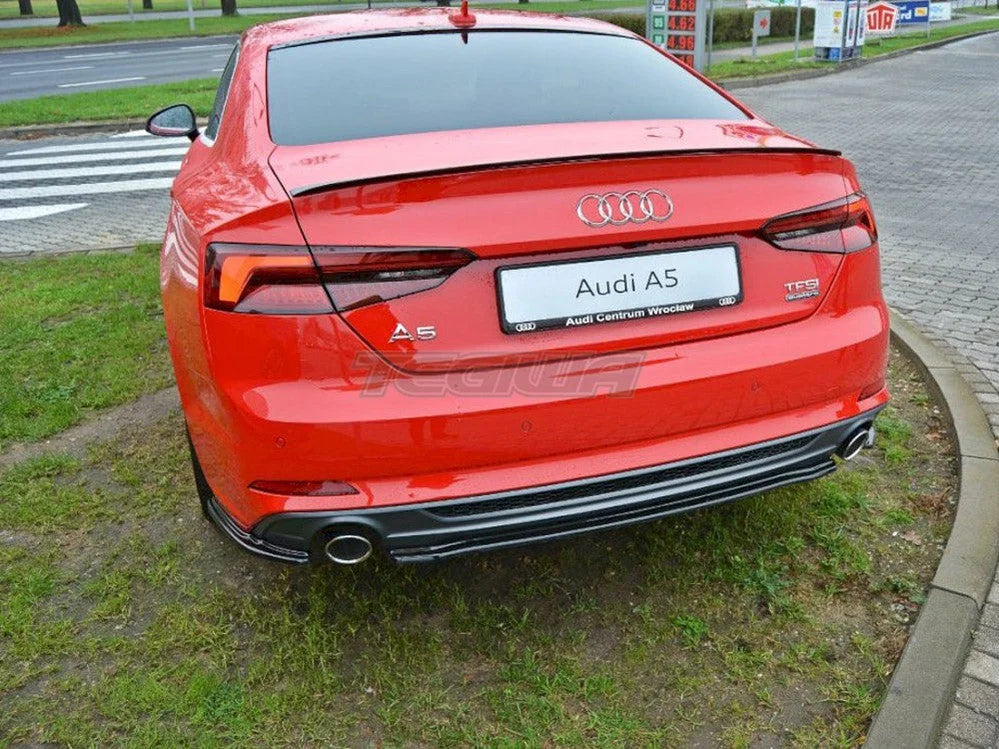 Maxton Design Central Rear Splitter Audi A5 S-line F5 Coupe Sportback 2016-