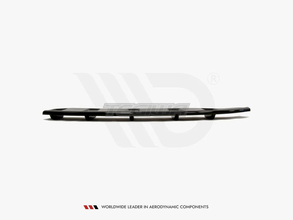 Maxton Design Central Rear Splitter Audi A6 C7 S-line Avant 11-14