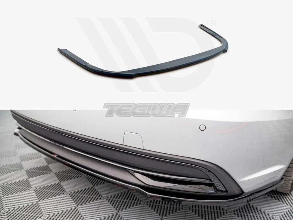 Maxton Design Central Rear Splitter Audi A7 C8 2018-