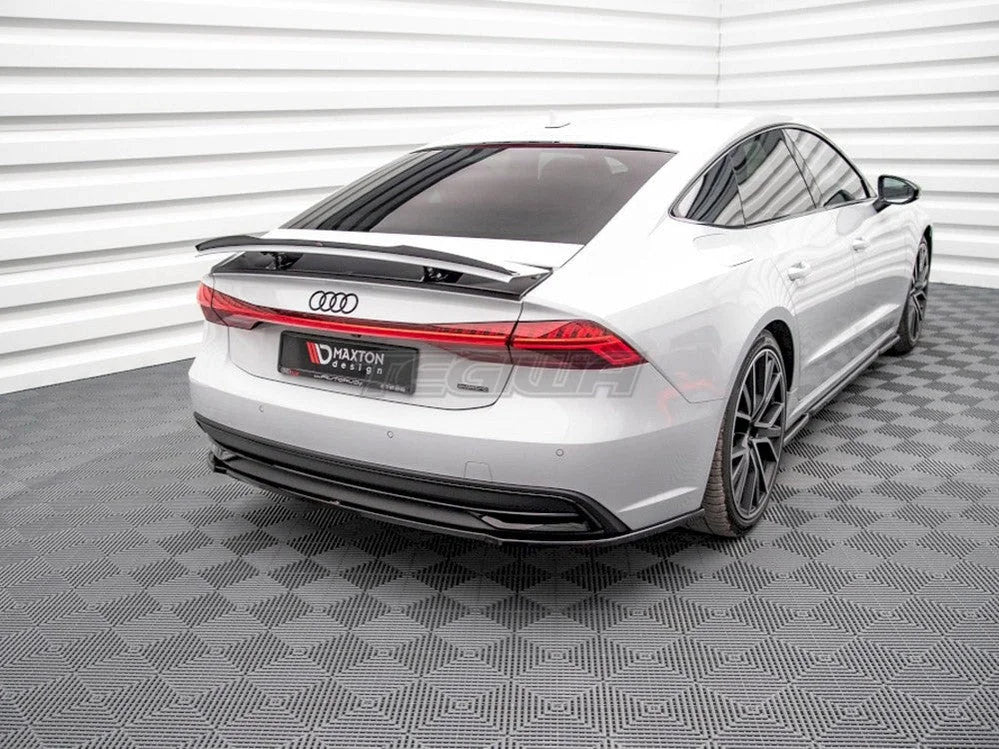 Maxton Design Central Rear Splitter Audi A7 C8 2018-