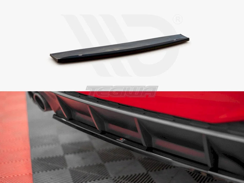 Maxton Design Central Rear Splitter Audi A7 C8 S-line 2017-