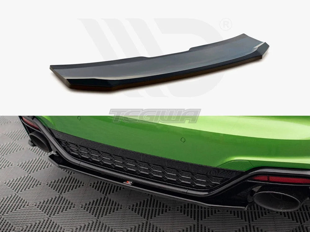 Maxton Design Central Rear Splitter Audi RS5 F5 Facelift