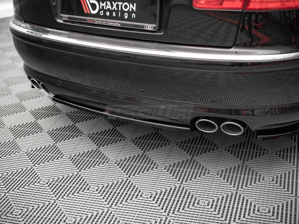 Maxton Design Central Rear Splitter Audi S8 D3 09-10