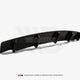 Maxton Design Central Rear Splitter BMW 5-Series F11 M-pack Fits TWO Single Exhaust Ends
