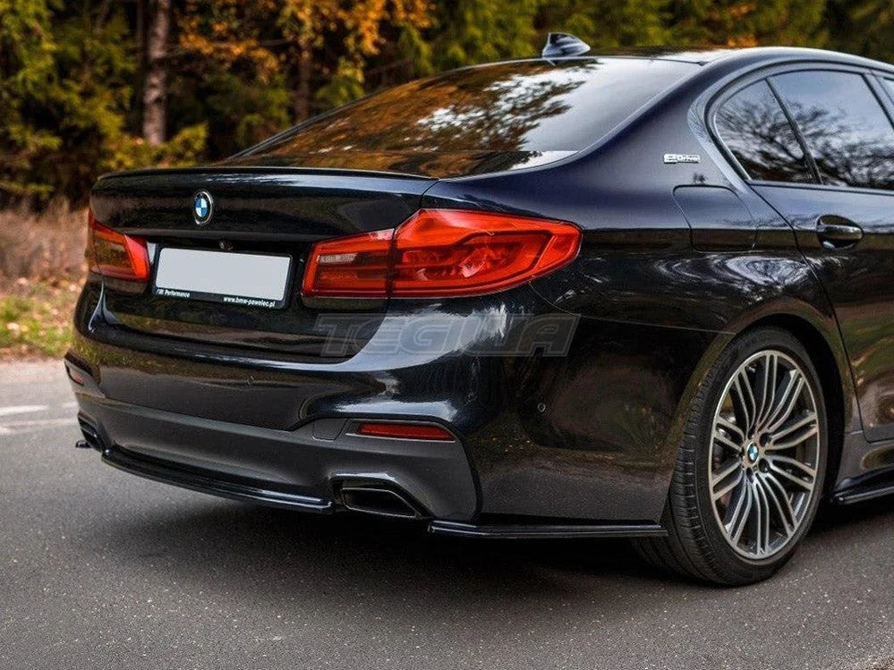 Maxton Design Central Rear Splitter BMW 5-Series G30 G31 M-sport 17-20