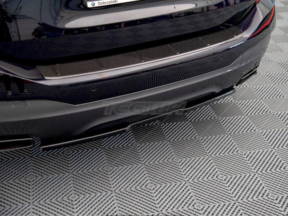Maxton Design Central Rear Splitter BMW 6-Series GT G32 M-pack 2017-