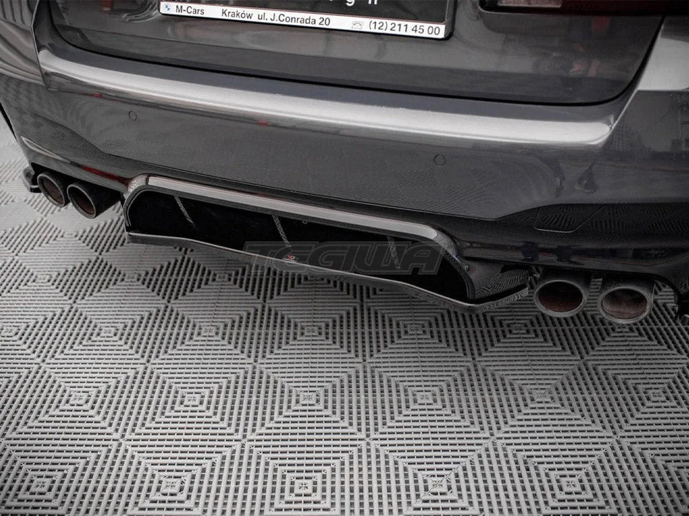 Maxton Design Central Rear Splitter BMW M5 F90 17-19