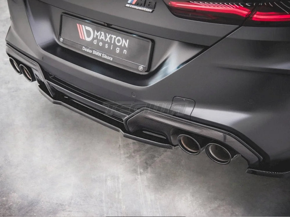 Maxton Design Central Rear Splitter BMW M8 GRAN Coupe F93 2019-