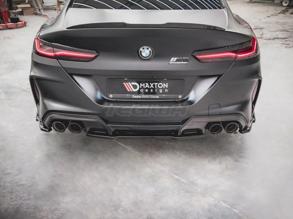 Maxton Design Central Rear Splitter BMW M8 GRAN Coupe F93 2019-