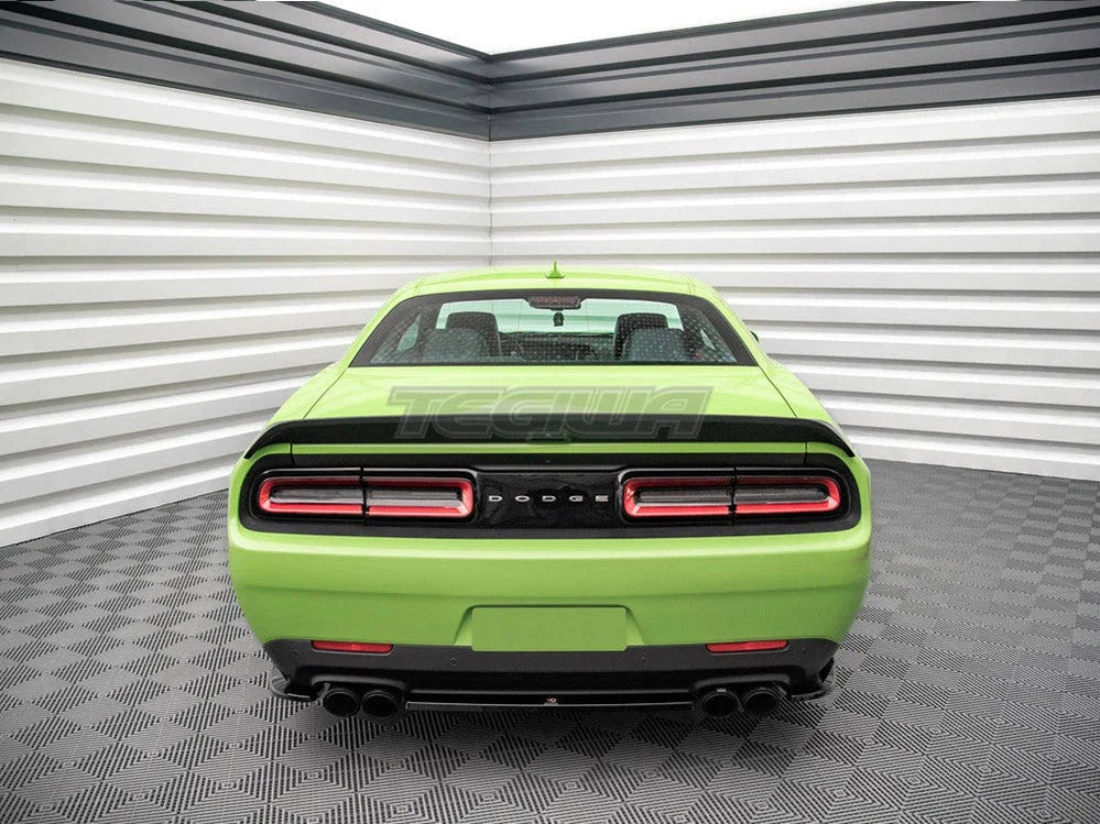 Maxton Design Central Rear Splitter Dodge Challenger SRT Hellcat MK3