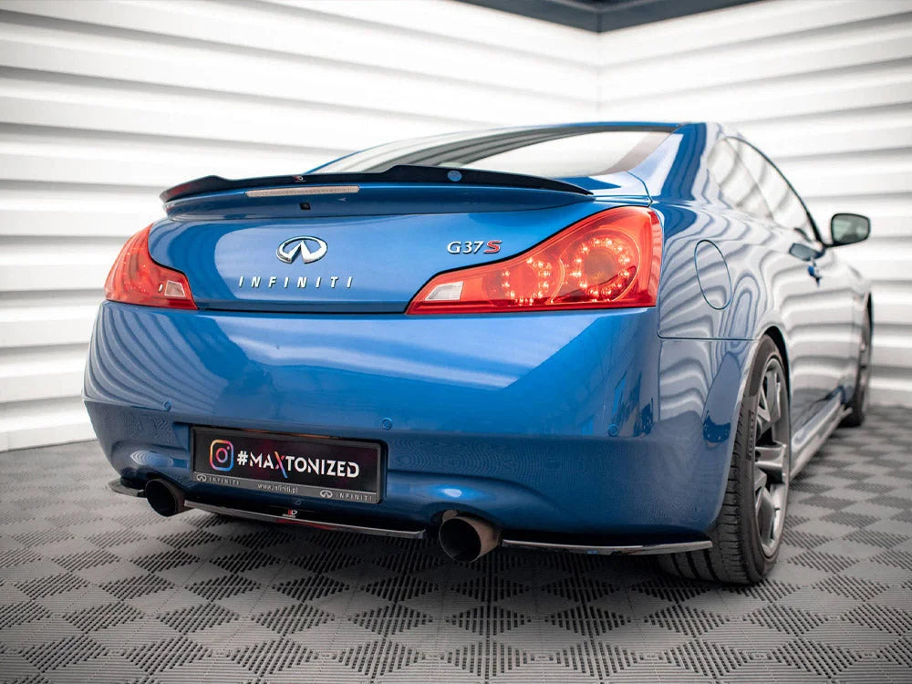 Maxton Design Central Rear Splitter Infiniti G37 Coupe