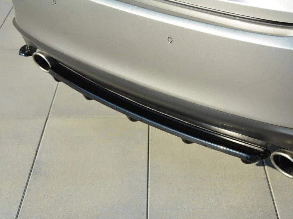 Maxton Design Central Rear Splitter Lexus IS 209T MK3 With Vertical Bars 2013- 2016