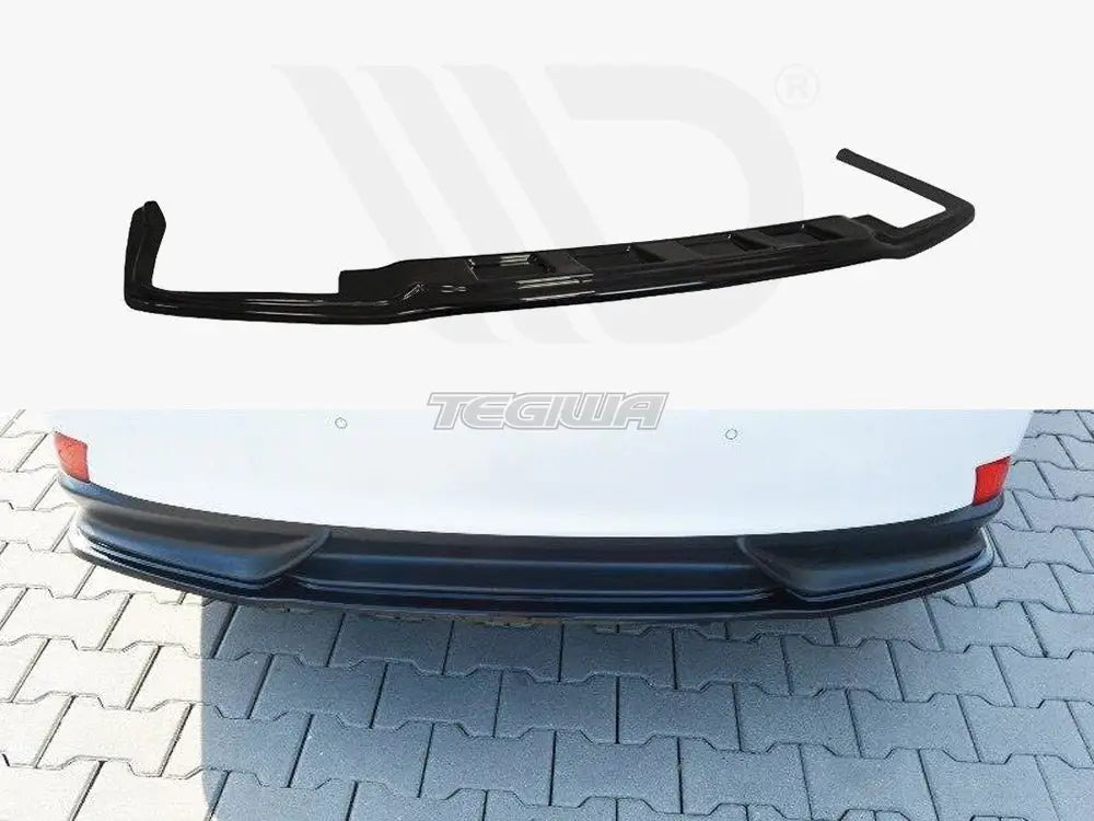Maxton Design Central Rear Splitter Lexus IS 309H MK3 Without Vertical Bars 2013- 2016