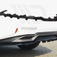 Maxton Design Central Rear Splitter Lexus RX MK4 H With Vertical Bars