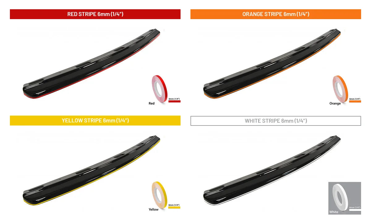 Maxton Design Central Rear Splitter Mazda 3 MK2 MPS Without Vertical Bars