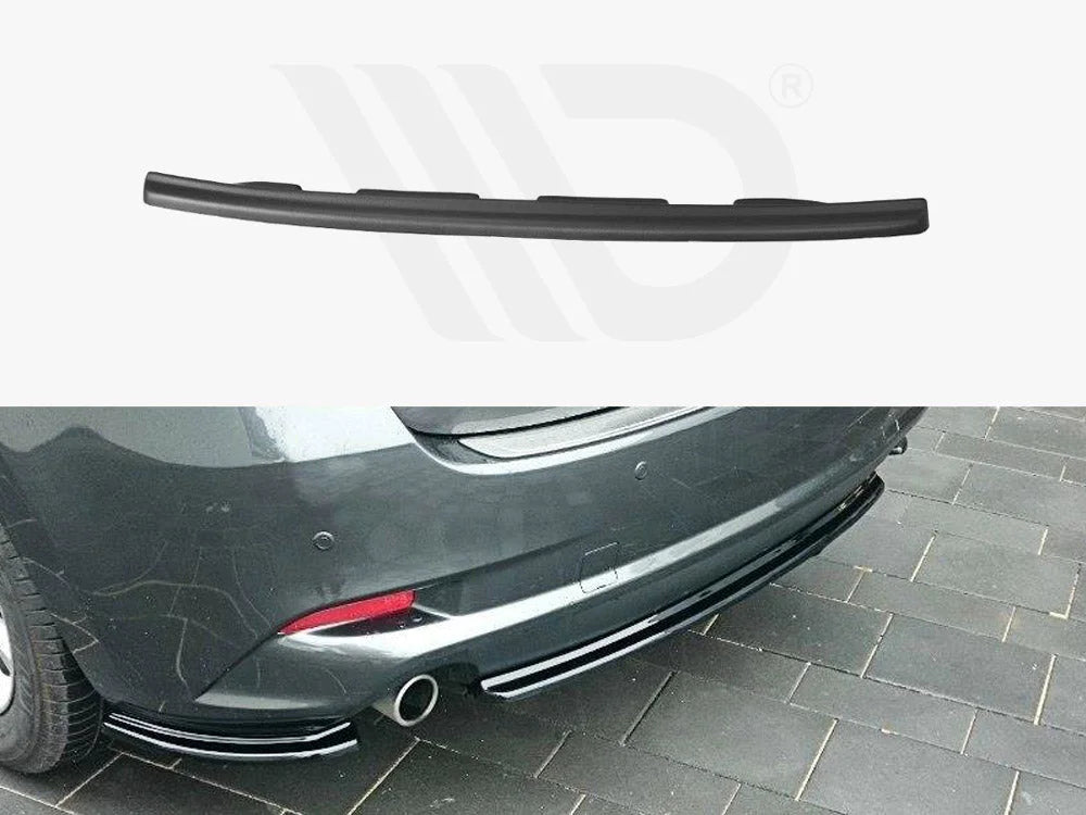 Maxton Design Central Rear Splitter Mazda 3 MK3 Facelift 2017-UP Without Vertical Bars