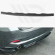 Maxton Design Central Rear Splitter Mazda 3 MK3 Facelift 2017-UP Without Vertical Bars