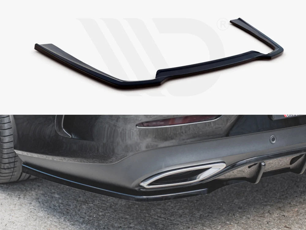 Maxton Design Central Rear Splitter Mercedes-benz CLS AMG Line C257 18-21
