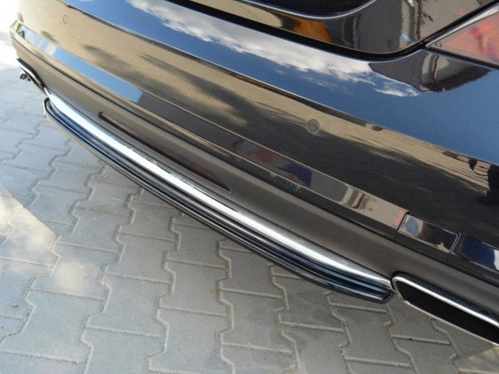 Maxton Design Central Rear Splitter Mercedes CLS C218 Amg-line Without A Vertical BAR 11-14