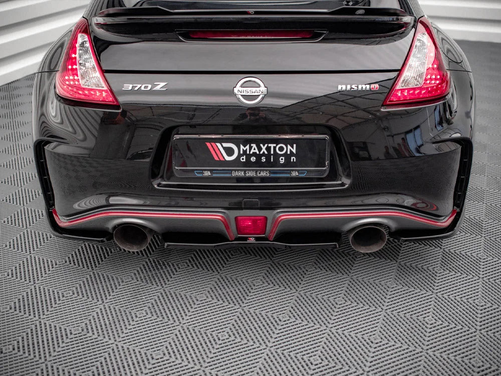 Maxton Design Central Rear Splitter Nissan 370Z Nismo Facelift 12-20