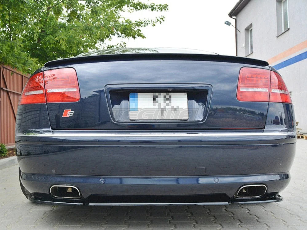 Maxton Design Central Rear Splitter NO Vertical Bars Audi S8 D3 09-10