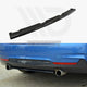 Maxton Design Central Rear Splitter NO Vertical Bars BMW 4-Series F32 M-sport 13-16