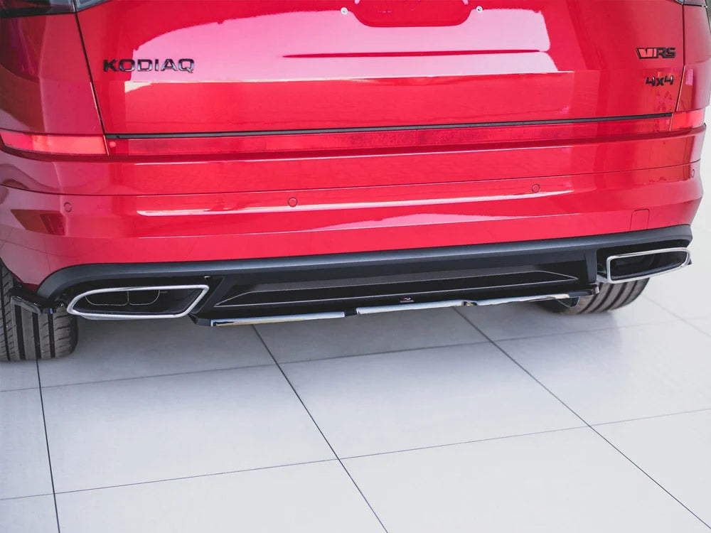 Maxton Design Central Rear Splitter Skoda Kodiaq VRS 2019-