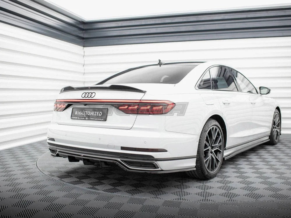 Maxton Design Central Rear Splitter Vertical Bars Audi A8 S-Line D5