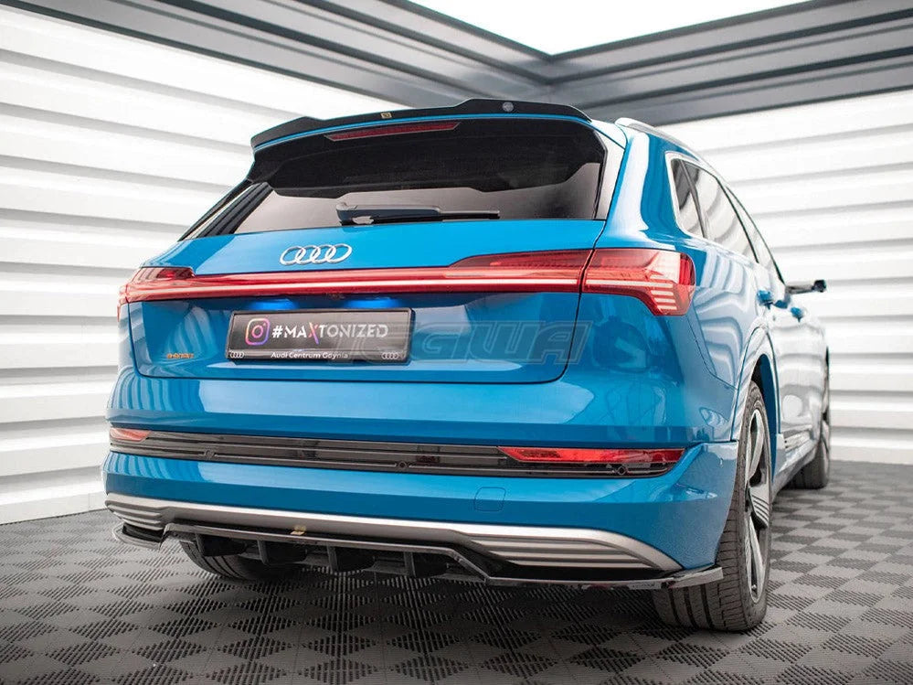 Maxton Design Central Rear Splitter Vertical Bars Audi e-Tron