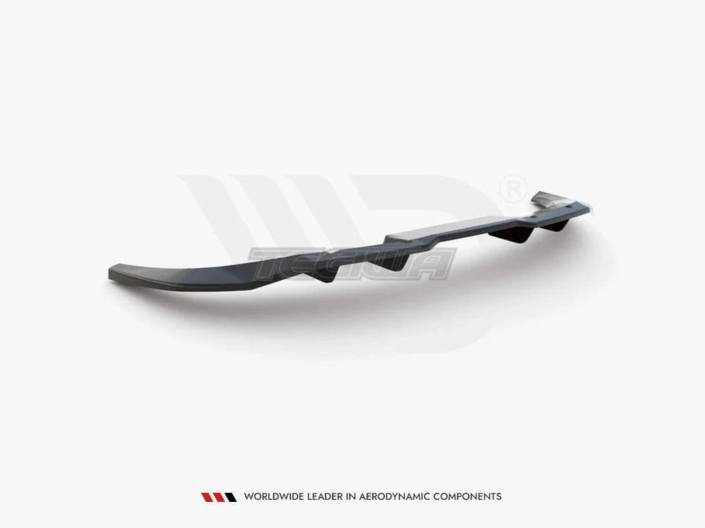Maxton Design Central Rear Splitter Vertical Bars Audi Q3 Sportback S-line 2019-