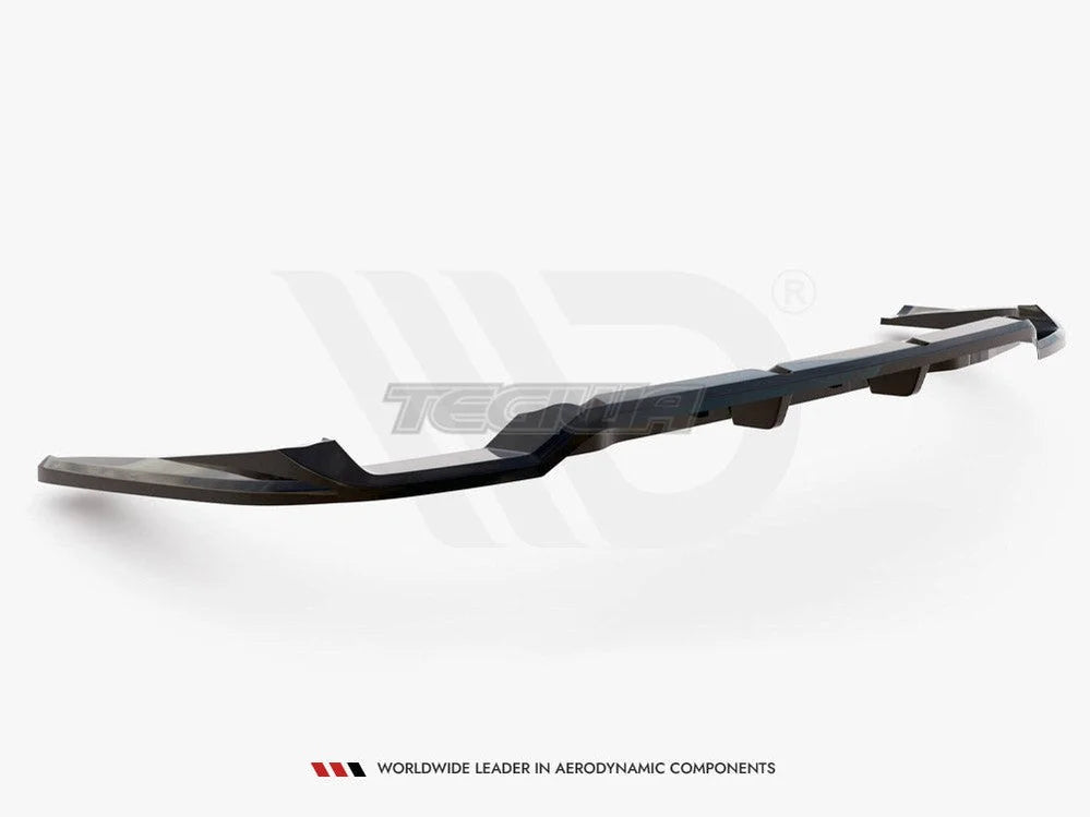 Maxton Design Central Rear Splitter Vertical Bars Audi RS6 Avant C6