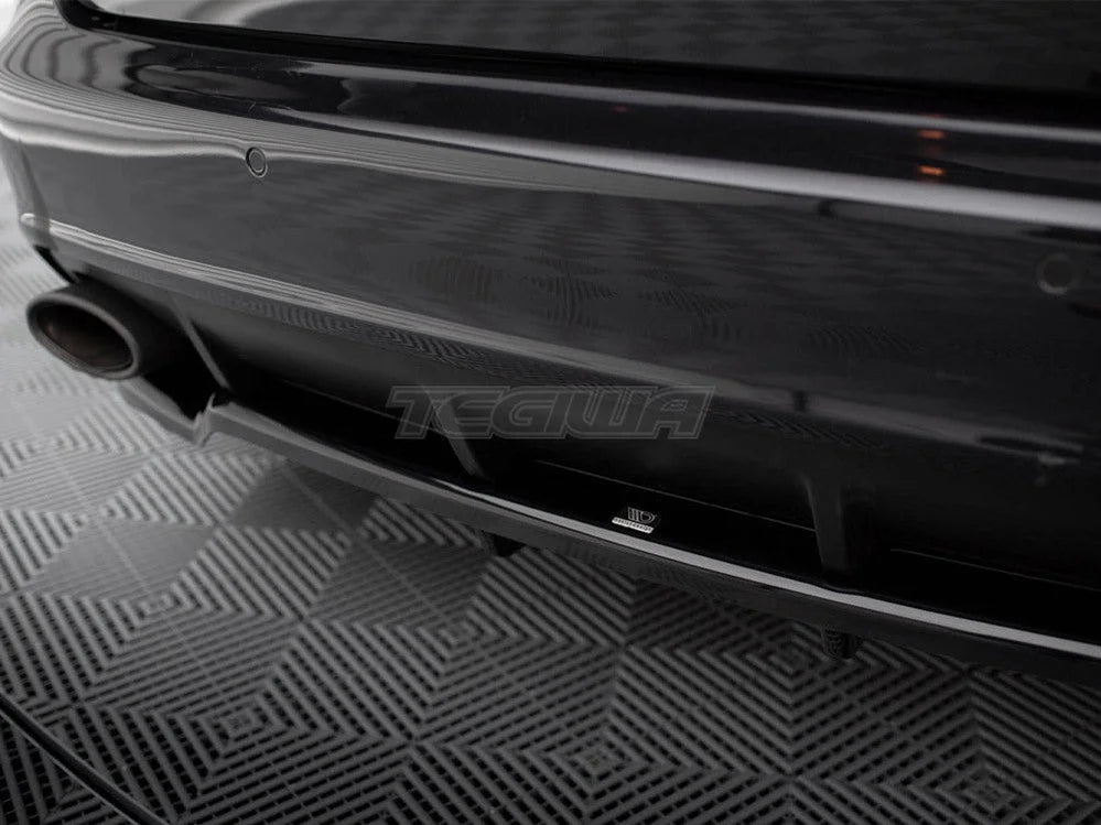 Maxton Design Central Rear Splitter Vertical Bars Audi RS6 Avant C6