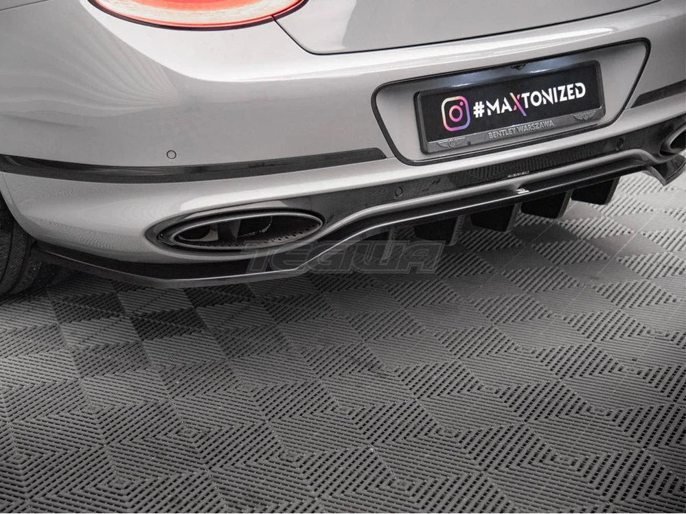 Maxton Design Central Rear Splitter Vertical Bars Bentley Continental GT Mk3