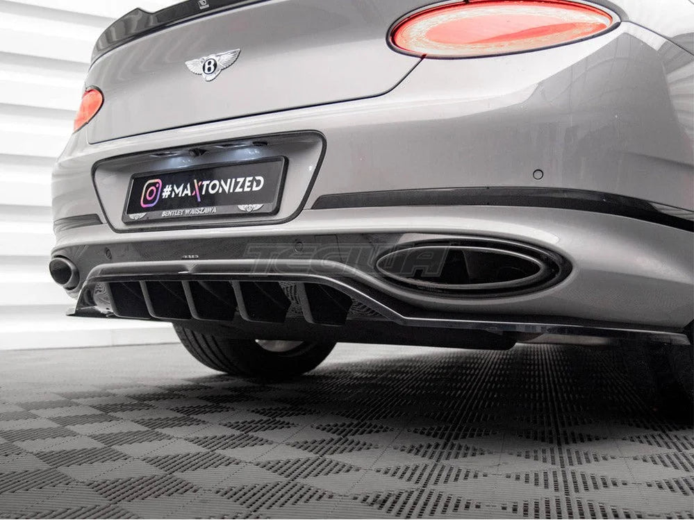 Maxton Design Central Rear Splitter Vertical Bars Bentley Continental GT Mk3
