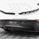 Maxton Design Central Rear Splitter Vertical Bars BMW 1-Series F20 11-15