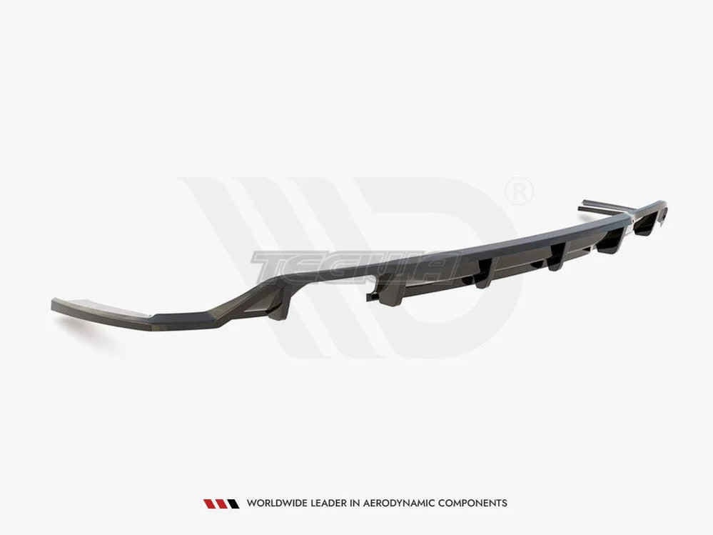 Maxton Design Central Rear Splitter Vertical Bars BMW 2-Series M-Pack F22