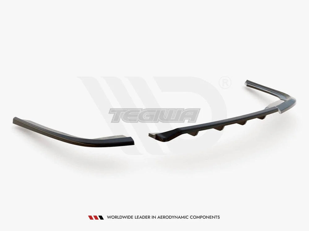 Maxton Design Central Rear Splitter Vertical Bars BMW 3-Series GT F34
