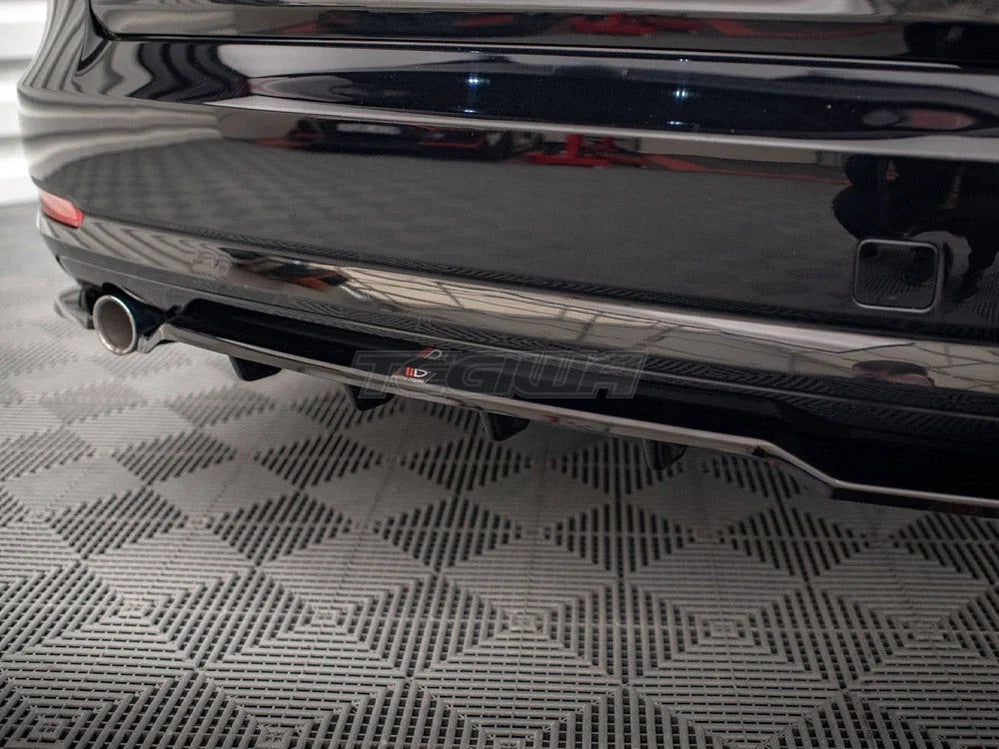 Maxton Design Central Rear Splitter Vertical Bars BMW 3-Series GT F34