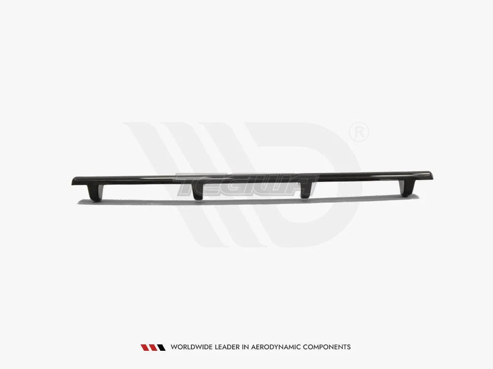 Maxton Design Central Rear Splitter Vertical Bars BMW 4-Series F32 M-sport 13-16