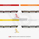 Maxton Design Central Rear Splitter Vertical Bars BMW 7-Series M-Pack G70