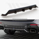 Maxton Design Central Rear Splitter Vertical Bars BMW X3 M-Pack G01 Facelift