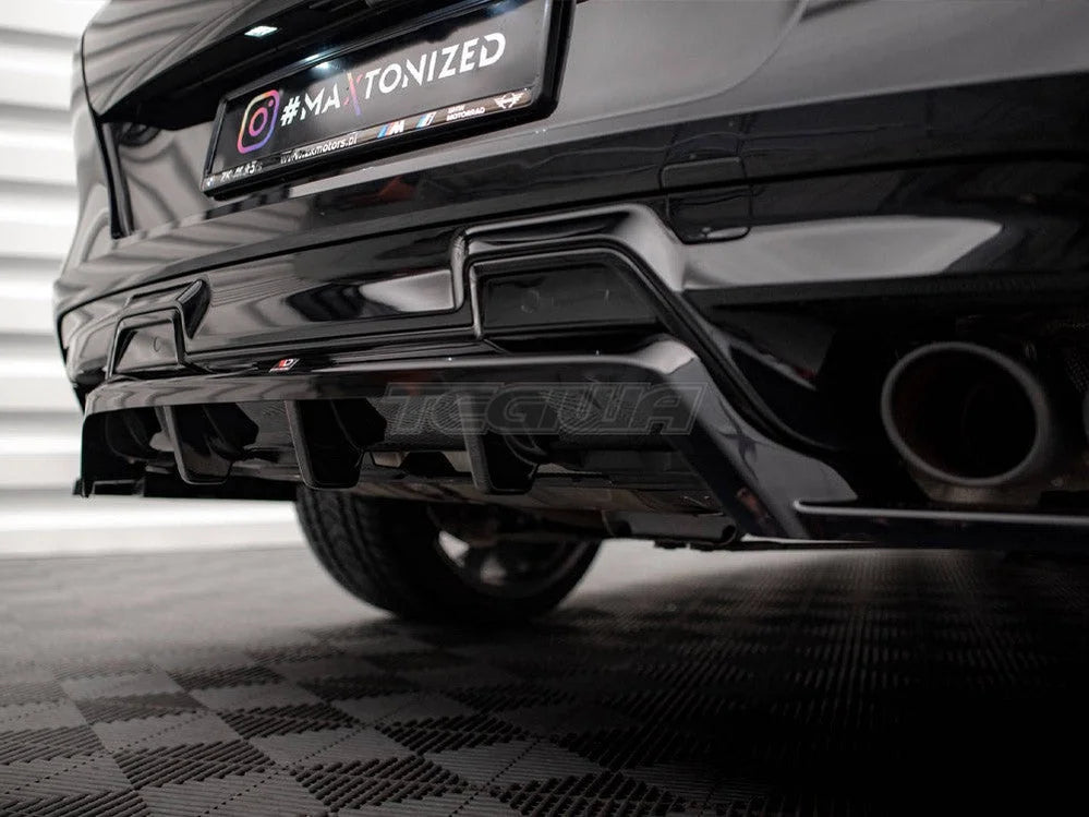 Maxton Design Central Rear Splitter Vertical Bars BMW X6 M F96
